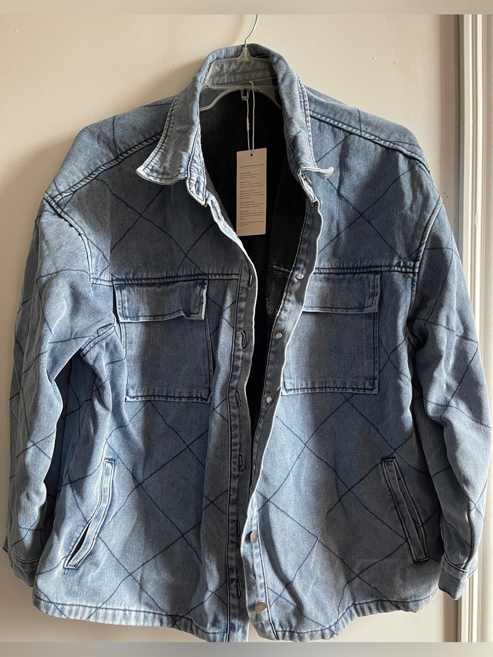 Dokotoo Denim Jacket for Women Fashion Solid Oversized Long Sleeve jacket